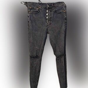 Free People distressed skinny jean 26